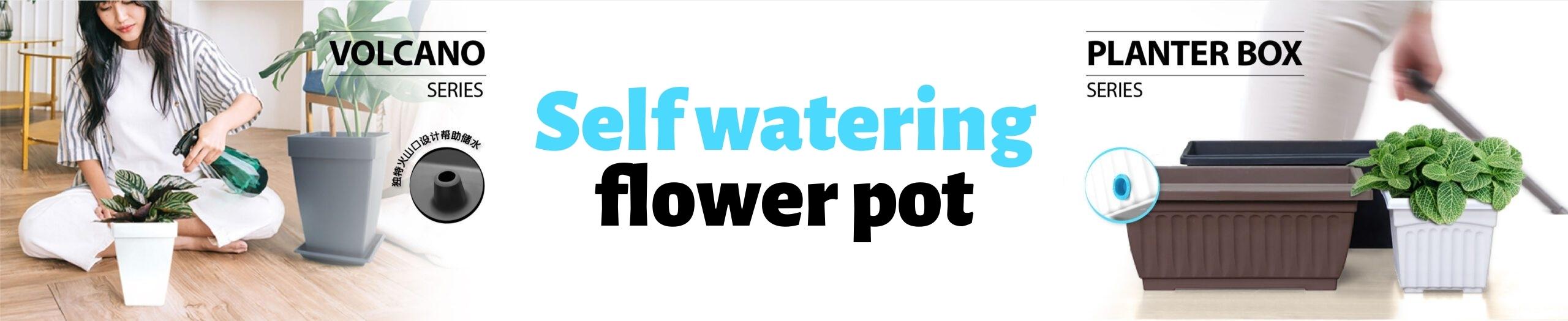 Baba self watering flower pot